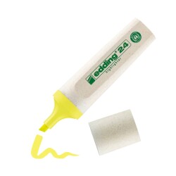 Edding 24 Ecoline Fosforlu İşaretleme Kalemi Sarı - 1