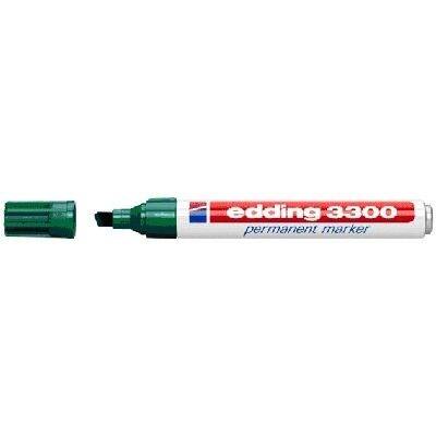 Edding 3300 Kesik Uçlu Permanent Kalem 5 mm Yeşil - 1