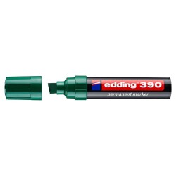 Edding 390 Permanent Markör 12 mm Kesik Uç YEŞİL - 1