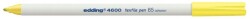 Edding 4600 Tekstil Kalemi NEON YELLOW - 1