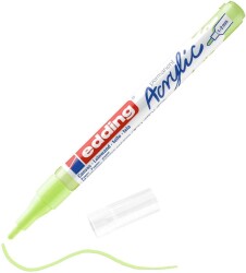 Edding 5300 Akrilik Boyama Markörü 1-2 mm PASTEL YEŞİL - 1