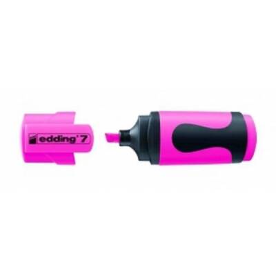 Edding 7 Mini Highlighter Fosforlu İşaretleme Kalemi PEMBE - 1