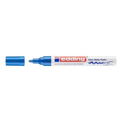 Edding 750 Çok Amaçlı Örtücü Boyama Markörü 2-4 mm Mavi - 1