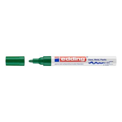 Edding 750 Çok Amaçlı Örtücü Boyama Markörü 2-4 mm Yeşil - 1