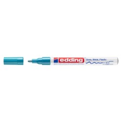 Edding 751 Çok Amaçlı Örtücü Boyama Dekorasyon Markörü 1-2 mm Açık Mavi - 1