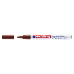 Edding 751 Çok Amaçlı Örtücü Boyama Dekorasyon Markörü 1-2 mm Kahverengi - 1