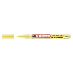 Edding 751 Çok Amaçlı Örtücü Boyama Dekorasyon Markörü 1-2 mm Pastel Sarı - 1