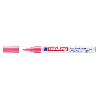 Edding 751 Çok Amaçlı Örtücü Boyama Dekorasyon Markörü 1-2 mm Pembe - 1