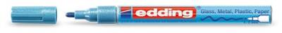 Edding 751 Çok Amaçlı Örtücü Boyama Markörü 1-2 mm METALİK MAVİ - 1