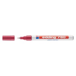 Edding 780 Çok Amaçlı Örtücü Boyama Dekorasyon Markörü 0.8 mm KIRMIZI - 1