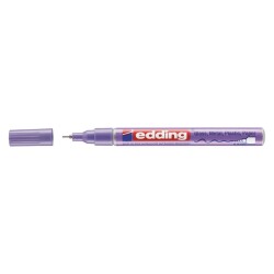 Edding 780 Çok Amaçlı Örtücü Boyama Dekorasyon Markörü 0.8 mm METALİK MOR - 1