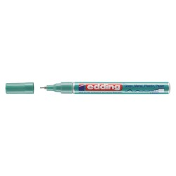 Edding 780 Çok Amaçlı Örtücü Boyama Dekorasyon Markörü 0.8 mm METALİK YEŞİL - 1