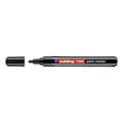 Edding 790 Çok Amaçlı Örtücü Boyama Dekorasyon Markörü 2-4 mm SİYAH - 1