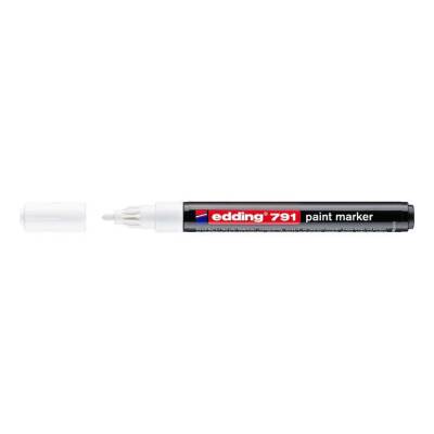 Edding 791 Çok Amaçlı Örtücü Boyama Dekorasyon Markörü 1-2 mm BEYAZ - 1