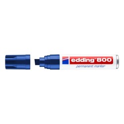 Edding 800 Kesik Uçlu Permanent Marker 12 mm MAVİ - 1