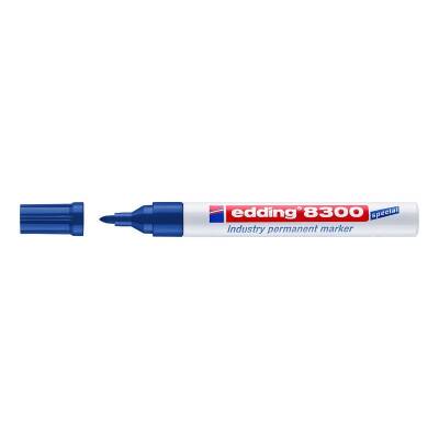 Edding 8300 Endüstri Permanent Markör MAVİ - 1