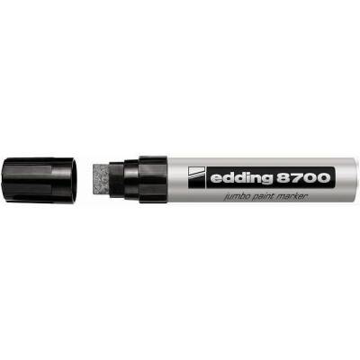 Edding 8700 Jumbo Paint Marker 18 mm Kesik Uç GÜMÜŞ YALDIZ - 1