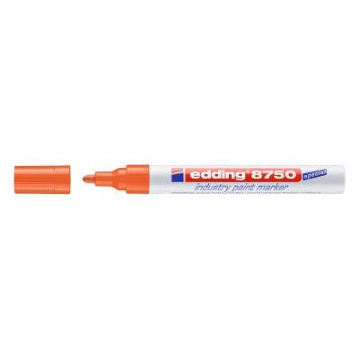 Edding 8750 Tam Örtücü Endüstri Boyama Markörü 2-4 mm TURUNCU - 1