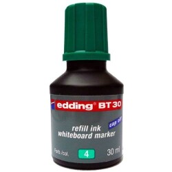 Edding BT30 Whiteboard Marker Ink Yazı Tahtası Kalemi Mürekkebi 30 ml. YEŞİL - 1