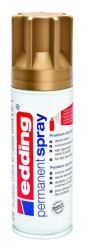 Edding Permanent Sprey Boya 200 ml. 924 METALİK ALTIN - 1