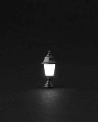 Elektrikli Patris Bahçe Lambası 1/50 2 Adet - Eshel