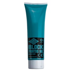 Essdee Block Printing Ink Linol Baskı Boyası 300 ml. TURQUOISE - 1