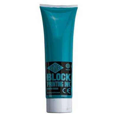 Essdee Block Printing Ink Linol Baskı Boyası 300 ml. TURQUOISE - 1