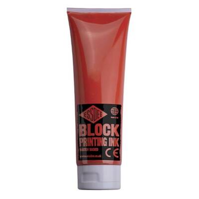 Essdee Block Printing Ink Linol Baskı Boyası 300 ml. VERMILLION - 1