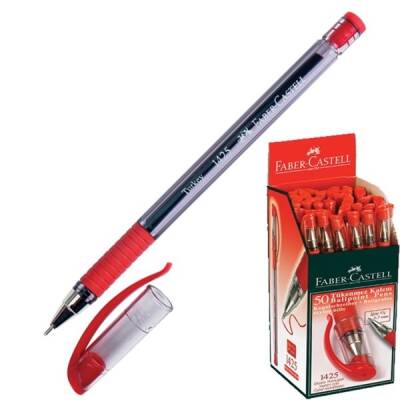 Faber Castell 1425 İğne Uçlu Tükenmez Kalem KIRMIZI 50'li Kutu - 1