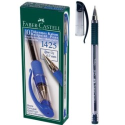 Faber Castell 1425 İğne Uçlu Tükenmez Kalem SİYAH 10'lu Kutu - 1