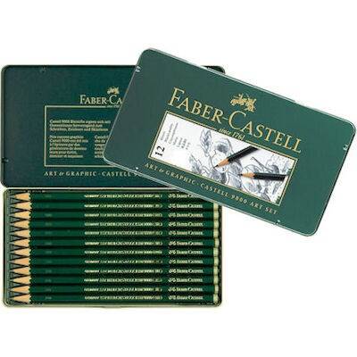 Faber Castell 9000 Dereceli Kalem Art Set (8B-2H) - 1