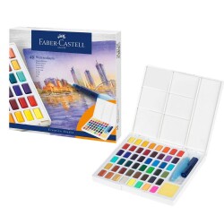 Faber Castell Creative Studio Tablet Sulu Boya 48 Renk - 1