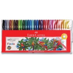 Faber Castell Fiesta Keçeli Kalem 30 Renk - 1