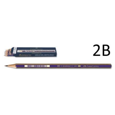 Faber Castell Goldfaber 1221 Dereceli Kalem 2B 12'li KUTU - 1