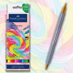 Faber Castell Goldfaber Aqua Çift Uçlu Marker 6 Renk Candy Shop - 1