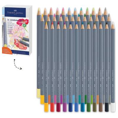 Faber Castell Goldfaber Aquarel Boya Kalemi 36 Renk Pastel Tonlar - 1