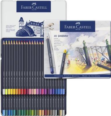 Faber Castell Goldfaber Kuru Boya Kalemi 48 Renk - 1