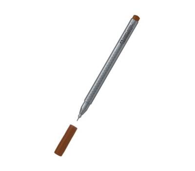 Faber Castell Grip Finepen İnce Uçlu Kalem 0.4 mm Açık Kahve - 1