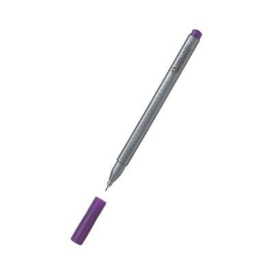 Faber Castell Grip Finepen İnce Uçlu Kalem 0.4 mm Mor - 1