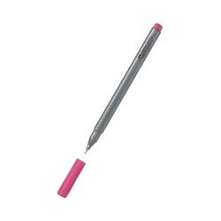 Faber Castell Grip Finepen İnce Uçlu Kalem 0.4 mm Pembe - 1