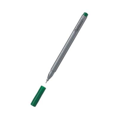 Faber Castell Grip Finepen İnce Uçlu Kalem 0.4 mm Yeşil - 1