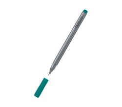 Faber Castell Grip Finepen İnce Uçlu Kalem 0.4 mm Zümrüt Yeşili - 1