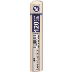 Faber Castell Grip Min 0.7 2B 60mm, 120'li Beyaz Tüp - 1