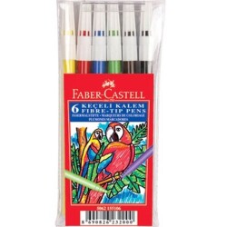 Faber Castell Keçeli Kalem 6 Renk - 1