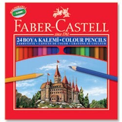 Faber Castell Kuru Boya 24 Renk - 1
