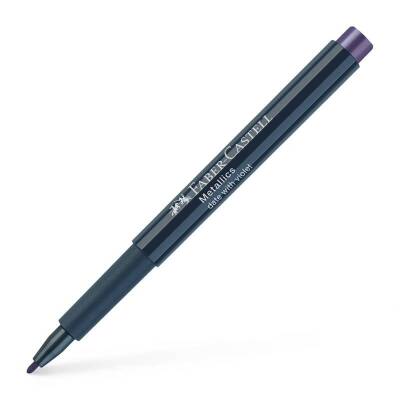 Faber Castell Metalik Permanent Kalem Violet - 1