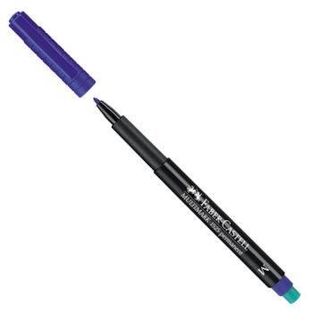 Faber Castell Multimark 1525 Permanent Asetat Kalemi 1.0 mm (M) MAVİ - 1