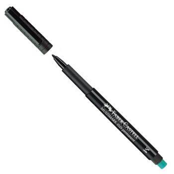 Faber Castell Multimark 1525 Permanent Asetat Kalemi 1.0 mm (M) SİYAH - 1