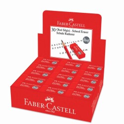 Faber Castell Okul Silgisi Küçük Boy 30'lu Kutu - 1