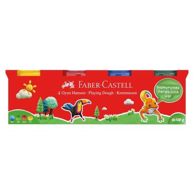 Faber Castell Oyun Hamuru 4 Renk x 100 gr - 1